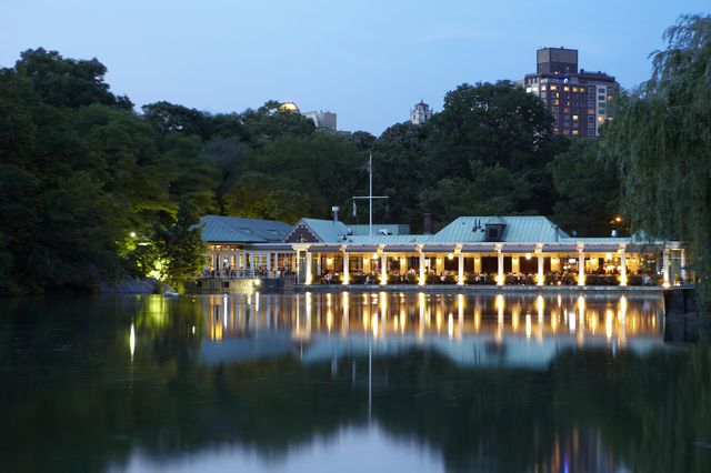 A photo of the Central Park Boathouse